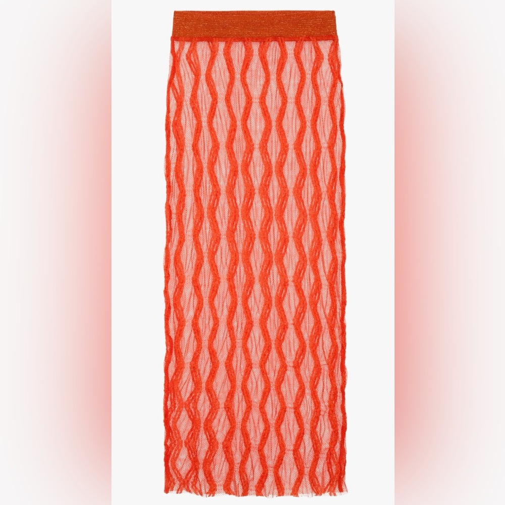 Zara Co-ord Set: Knit Midi Skirt & Top